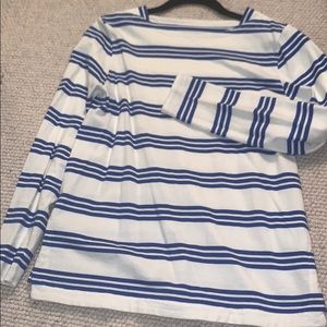 Vineyard Vines M Striped Long Sleeve Tee